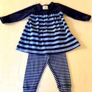 Hanna Andersson little girls outfit- size 80/2t.